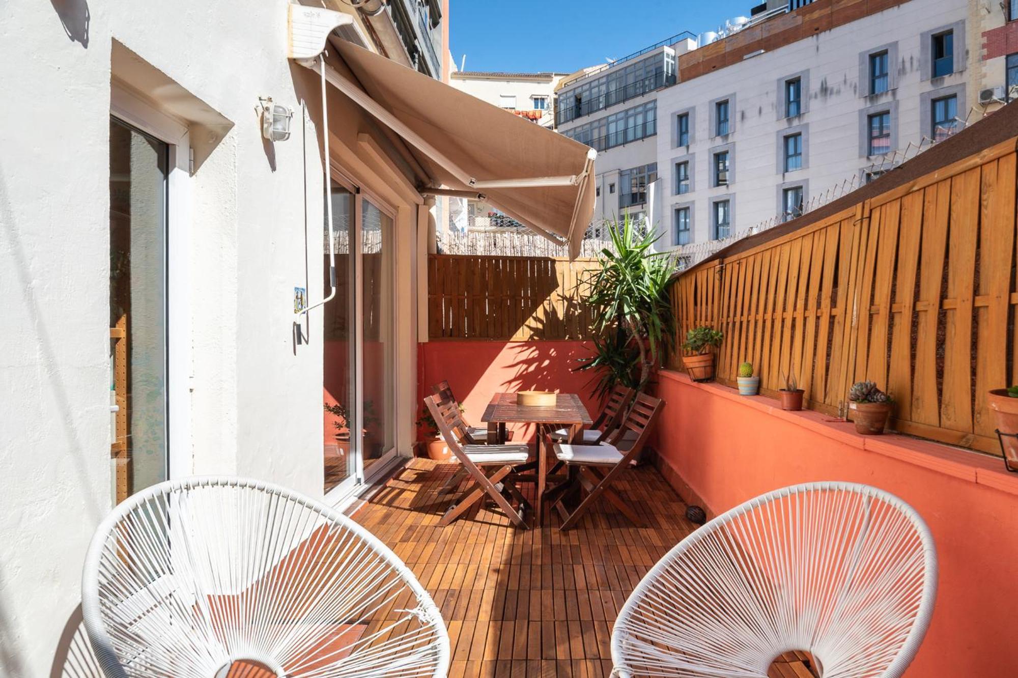 Spacious & Sunny Apt With Terrace In The City Center Barcelona Exteriér fotografie